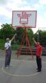 BB Basket košarkaška tabla u naselju 25. Maj u Mladenovcu